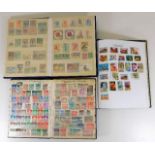 Three stamp albums of mixed international stamps