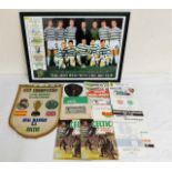 A quantity of Celtic Football Club ephemera includ