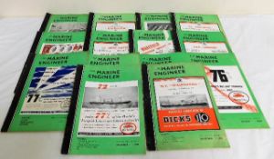 Fourteen volumes of The Marine Engineer publicatio