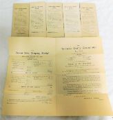 Five accounts sheets 1898 to 1903 Trenear Dairy Co