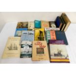 Eighteen books on ships and shipping including The