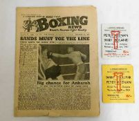 An issue of Boxing News dated 20th December 1950 t