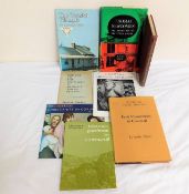 Collection of eight books of Cornish interest incl