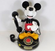 An animated Mybelle 805 Mickey Mouse telephone -