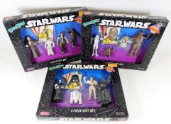 Three Star Wars figurine gift sets