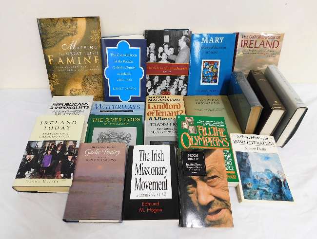 Collection of twenty books on Ireland and the Iris