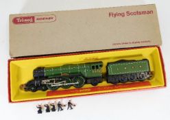 A boxed Triang Hornby Flying Scotsman with figures