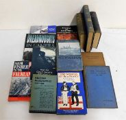 Fourteen books on naval history including Romance