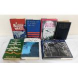 Seven books on American Naval history including Th