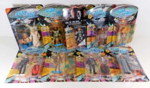 Nine Star Trek carded figurines