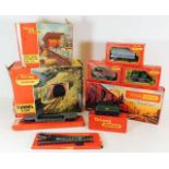 A small quantity of boxed Triang train accessories