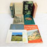 Nine books on Cornwall including The Isles of Scil