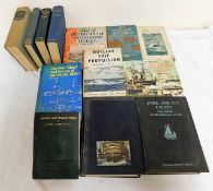 Thirteen books relating to shipping, and historic