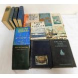 Thirteen books relating to shipping, and historic