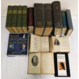 Fifteen dictionarys and various language books