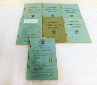 Collection of seven booklets of Cornish Mining int