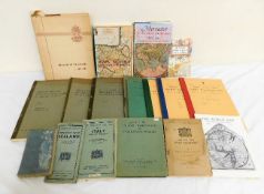 Seventeen maps and books of cartography including