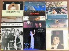 Approx. 121 vinyl LP's sample shown including Stev