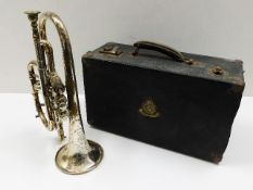 A cased Bandmaster Class A The Salvation Army silv