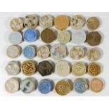 A collection of 30 Chinese porcelain counters