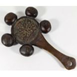 An 18th/19thC. Tibetan style hand forged bronze ra