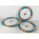 A 19thC. Minton dessert set including a comport tw