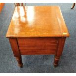 A Victorian mahogany commode