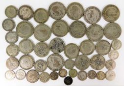 A mixed quantity of pre-1947 coinage approx. 342g