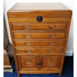 A Chinese rosewood cabinet 36.5in H x 24in W x 16.