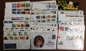 A quantity of first day covers