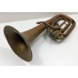 A brass Besson & Co. tuba a/f