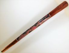 A decorative didgeridoo 47.5in L