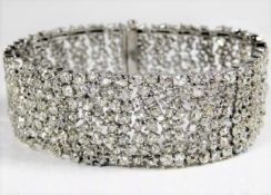 An impressive art deco period 18ct gold bracelet s