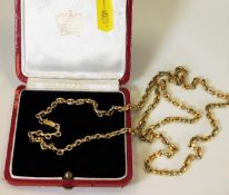 A vintage Cartier 18ct two tone gold necklace with