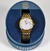 A Citizen Eco-Drive gents wristwatch with box