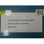 A United Nations first day cover album