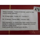 A stamp album relating to France & Colonies approx