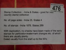 A stamp album relating to India & States approx. 2