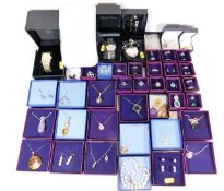 A quantity of various costume jewellery items, all