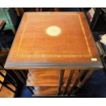 A 20thC. reproduction regency style revolving book