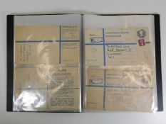 An album of used approx. 31 Registered Letters fro