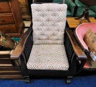 An early 20thC. American style rocking chair. Prov