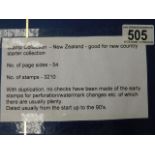 A stamp album relating to New Zealand approx. 3210