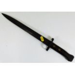 A Lee Metford bayonet 16in long c.1888