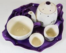 A Royal Winton porcelain breakfast set compromisin