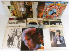 A quantity of approx. 27 vinyl Bob Dylan LP's