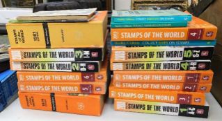 Approx. 20 books & catalogues relating to stamp co