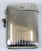 A heavy gauge silver vesta case 40.1g