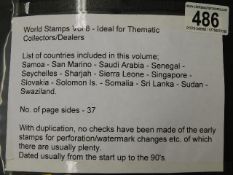 A thematic stamp album of World Stamps countries S