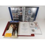 Two Royal related albums including coin covers